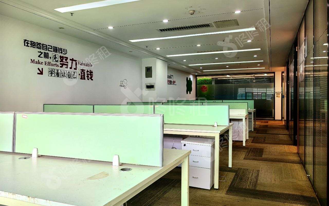 超力通大厦(凤凰城大厦)_216平_精装_办公室开间