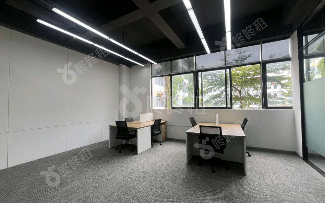 星港同创汇_138平_精装_办公室开间