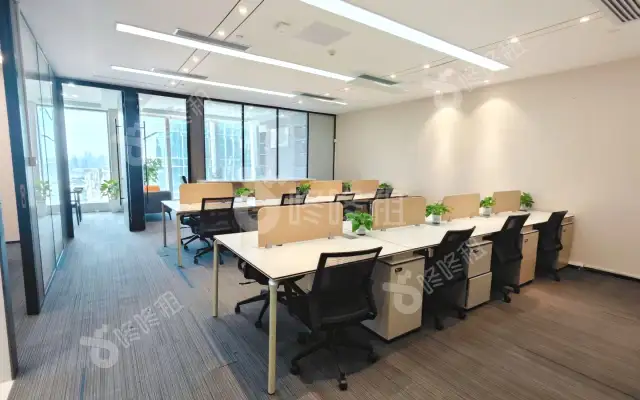 京基滨河时代_256平米_精装_办公室房源出租