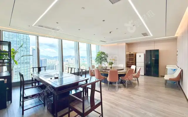 京基滨河时代_856平米_精装_办公室房源出租