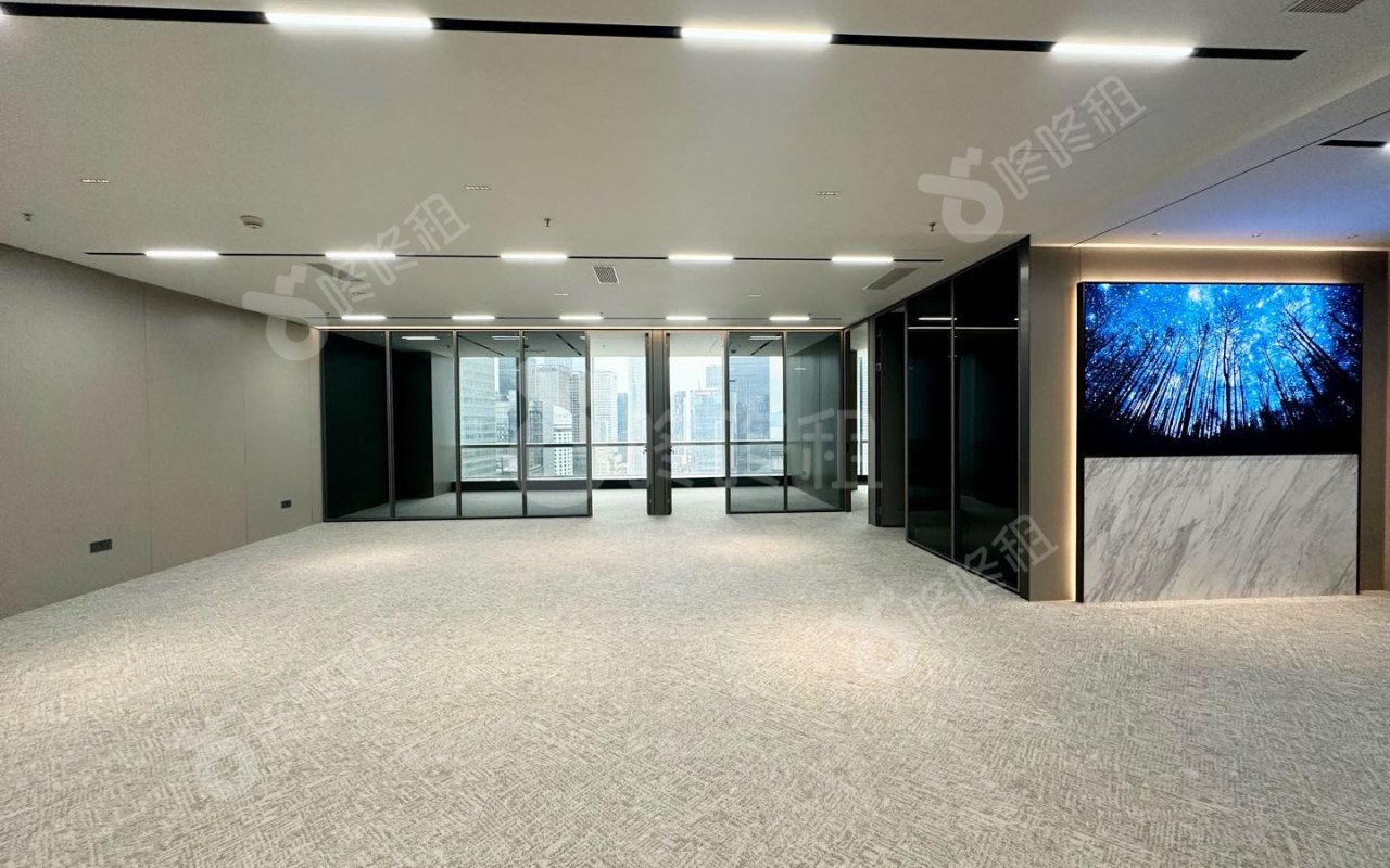 中洲控股中心_259平_精装_办公室开间