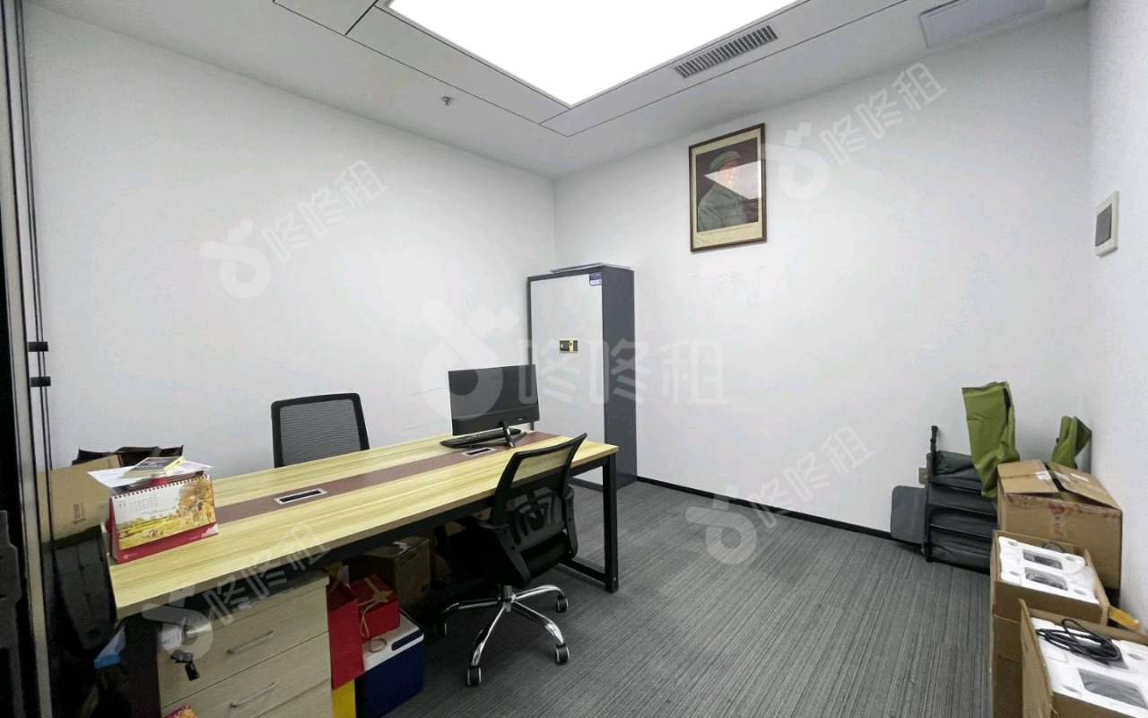 阳光科创中心_188平_精装_办公室隔间