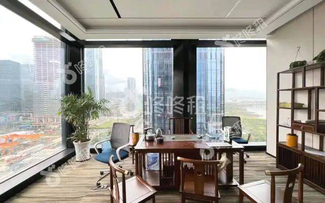 恒裕前海金融中心_176.76平_精装_办公室隔间