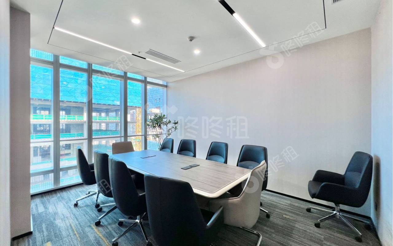 讯美科技广场_435平_精装_办公室隔间