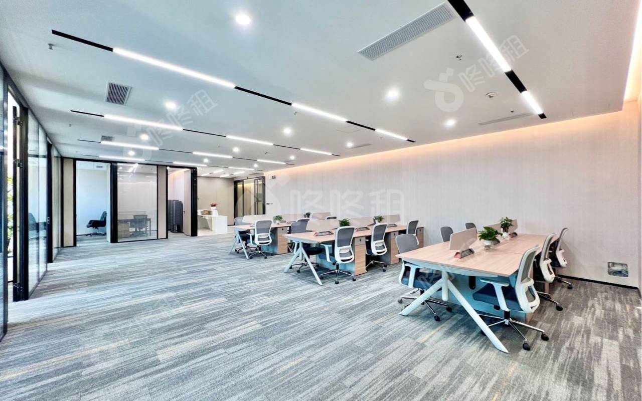 讯美科技广场_435平_精装_办公室开间
