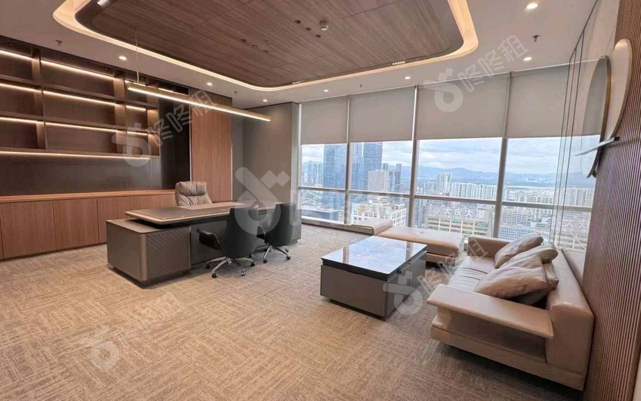 东海国际中心_1775平_精装_办公室隔间