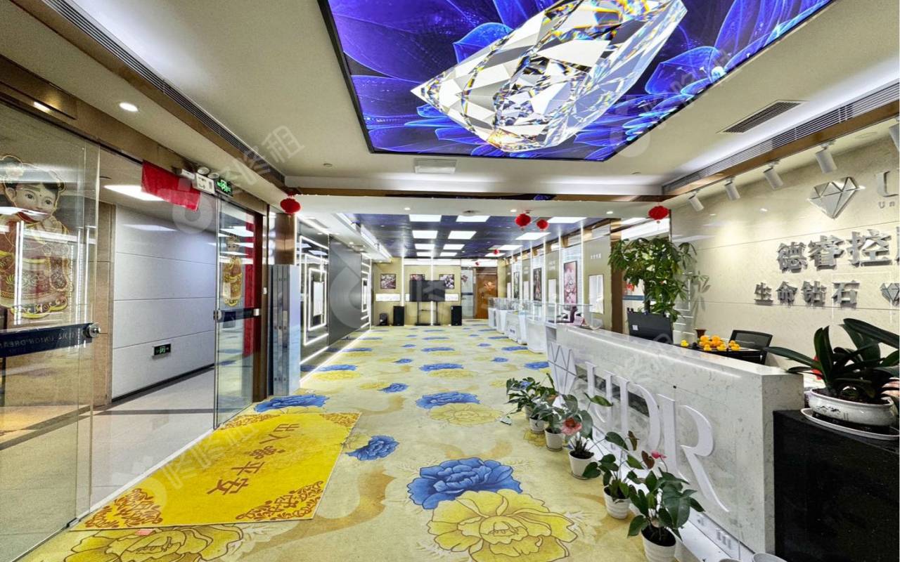 大冲商务中心_685平_豪装_办公室开间