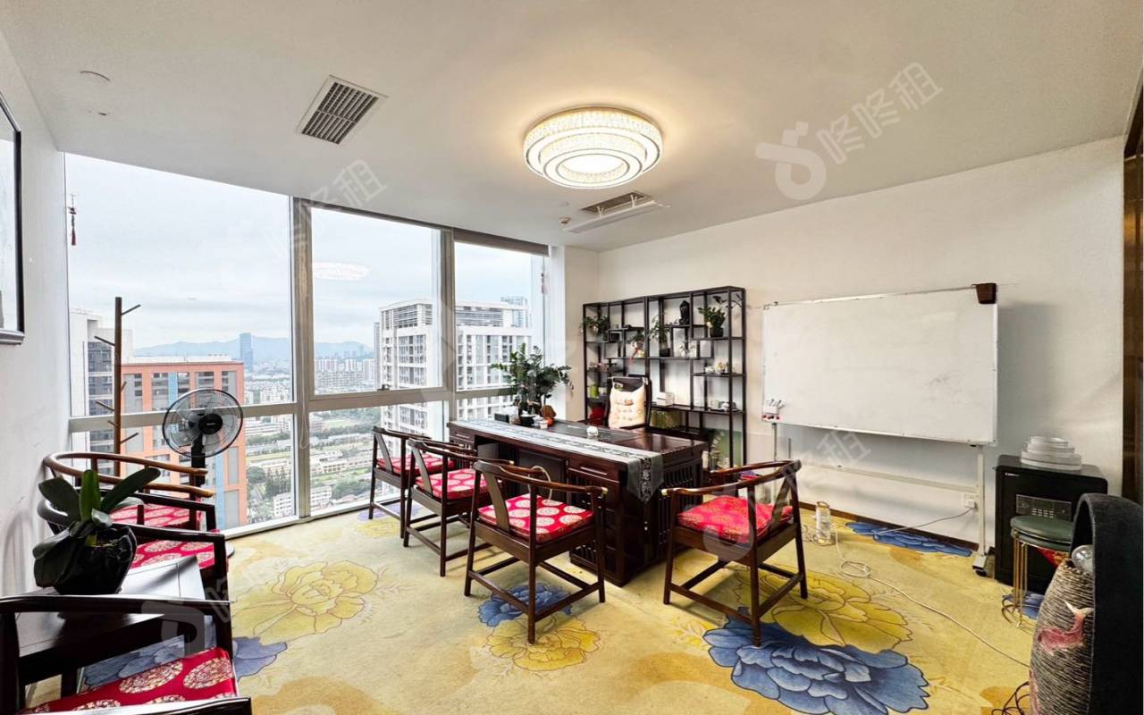 大冲商务中心_685平_豪装_办公室隔间