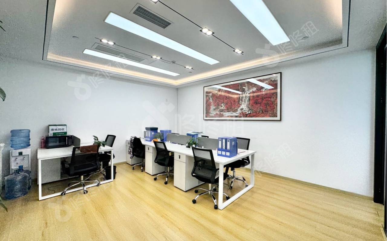 大冲商务中心_96平_豪装_办公室开间