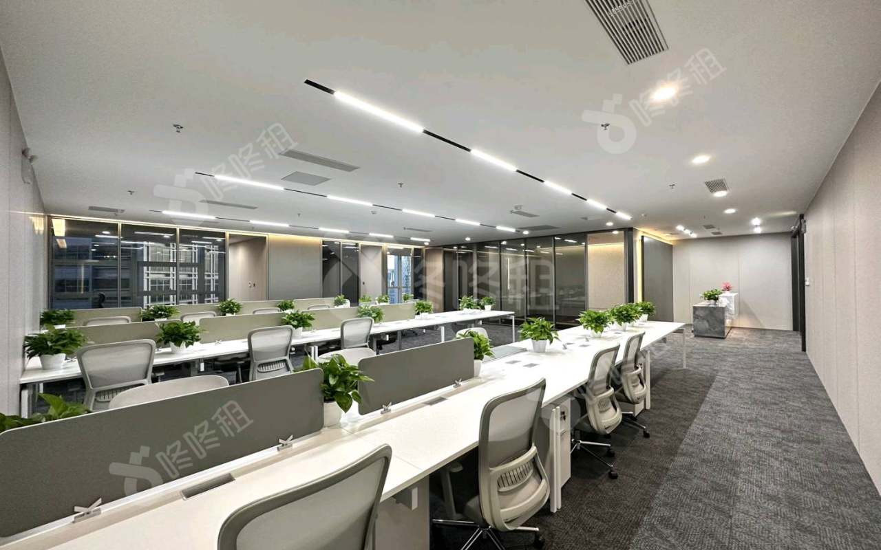 彩讯科技大厦_416平_精装_办公室开间