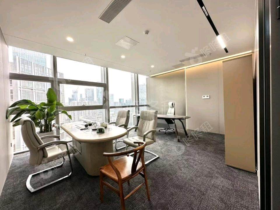 彩讯科技大厦_416平_精装_办公室隔间