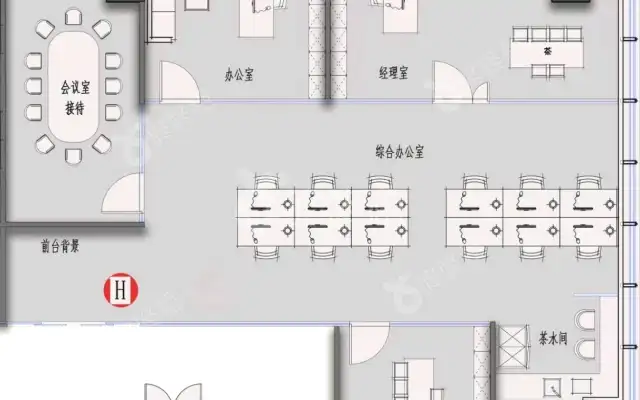 佳漾汇太益国际中心_290平_精装_办公室房源出租