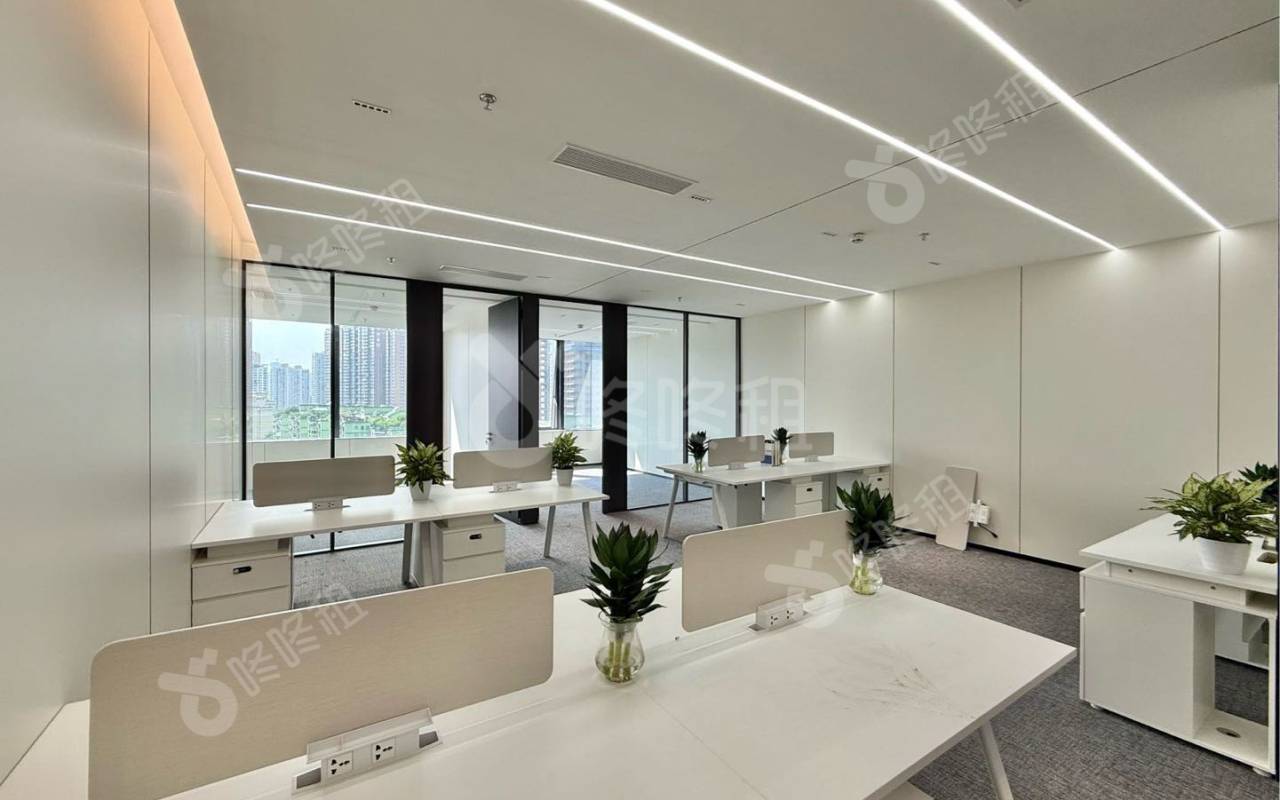 芒果网大厦_325平_精装_办公室开间