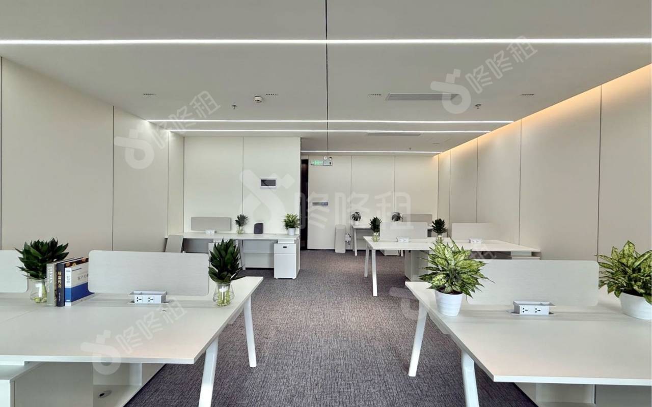 芒果网大厦_325平_精装_办公室开间