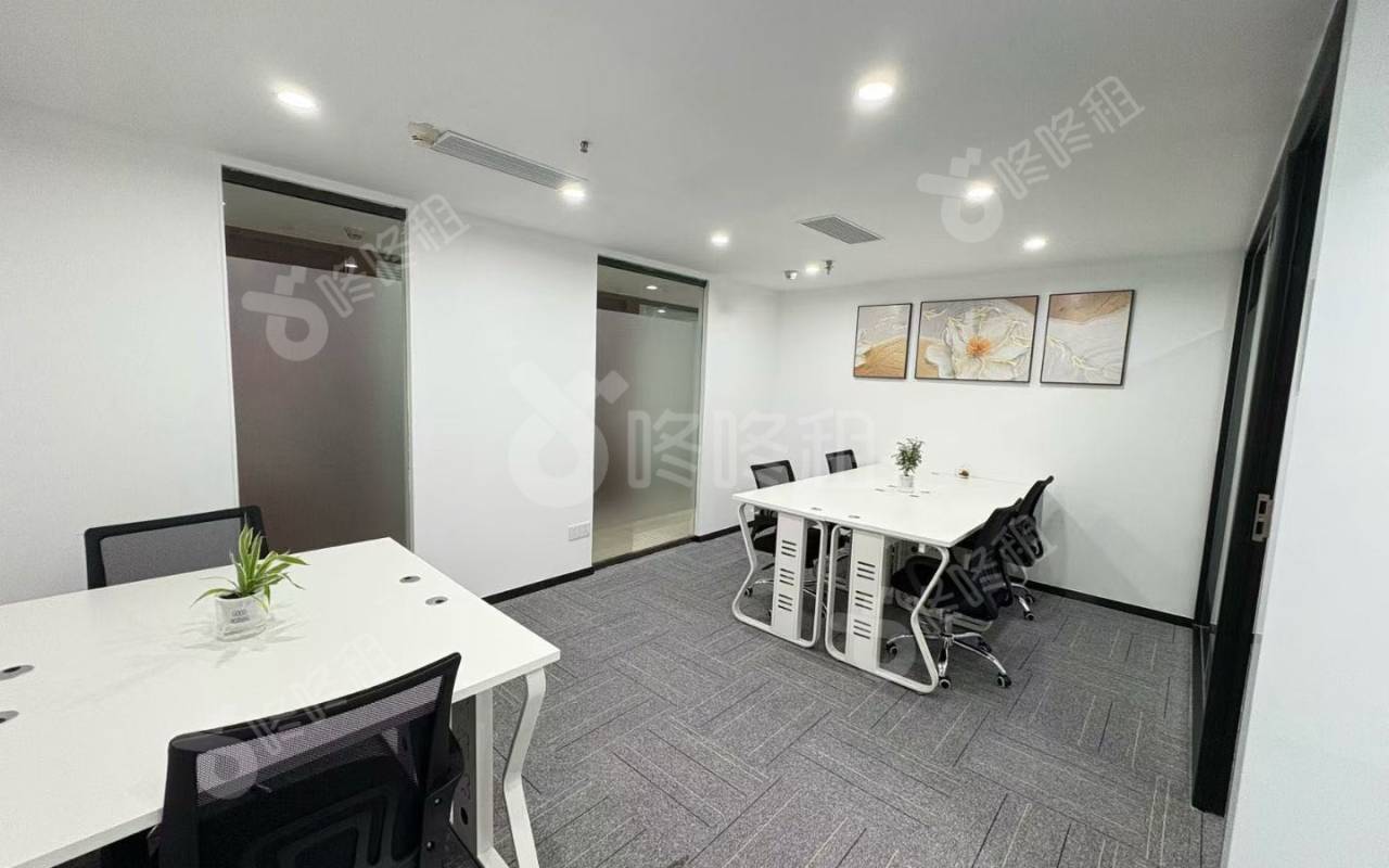 新能源大厦_70平_精装_办公室开间