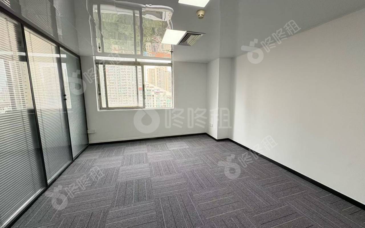 新能源大厦_138平_精装_办公室隔间