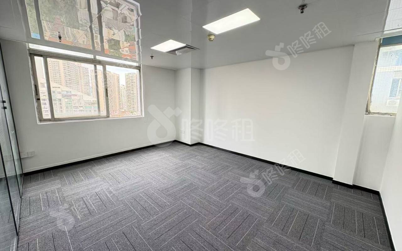 新能源大厦_138平_精装_办公室隔间