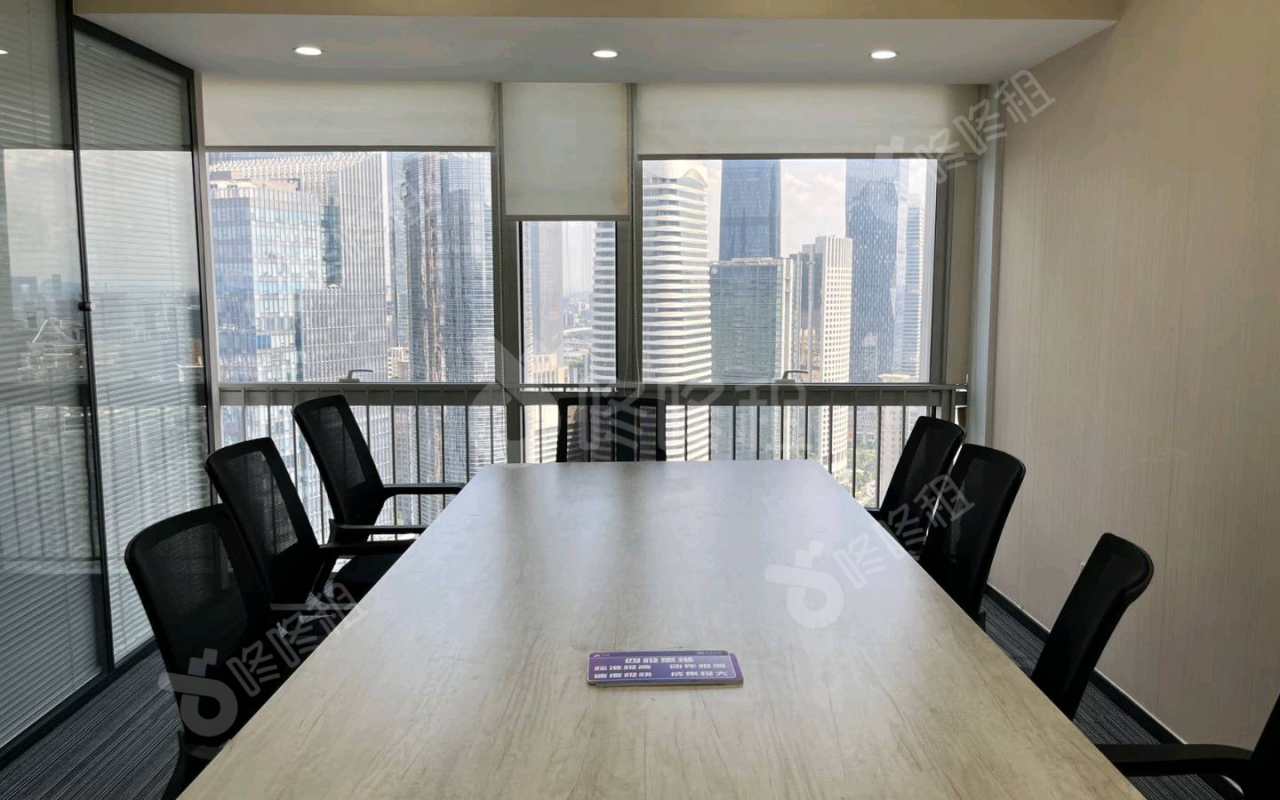 金中环大厦_514平_精装_办公室隔间