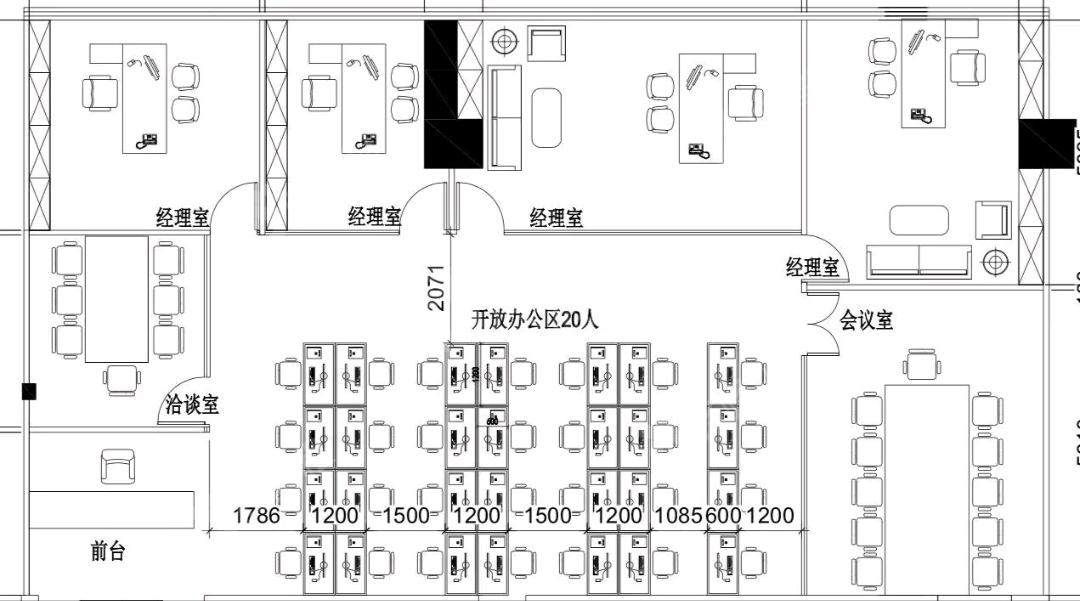 保利克洛维_603平_精装_户型图