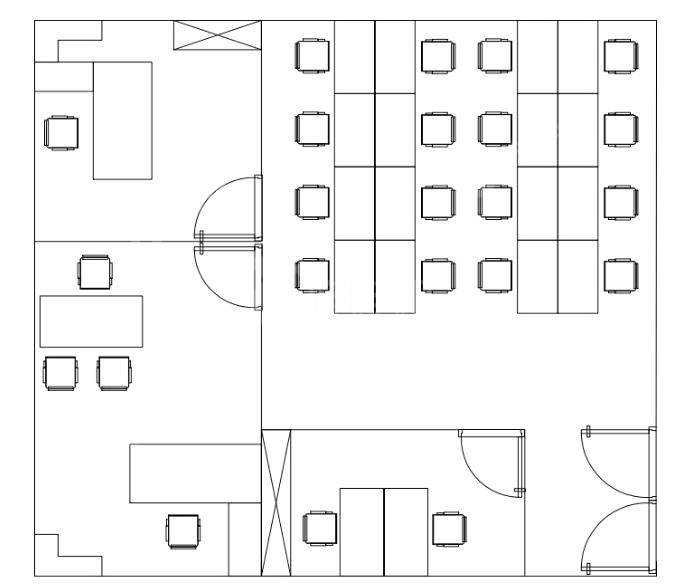 富力盈力大厦（摩根）_185平_精装_户型图