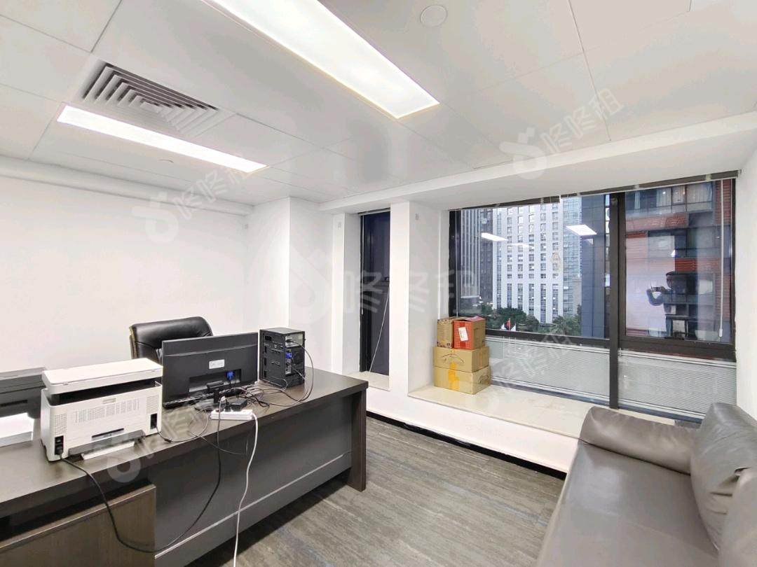 富力盈力大厦（摩根）_249平_精装_办公室隔间