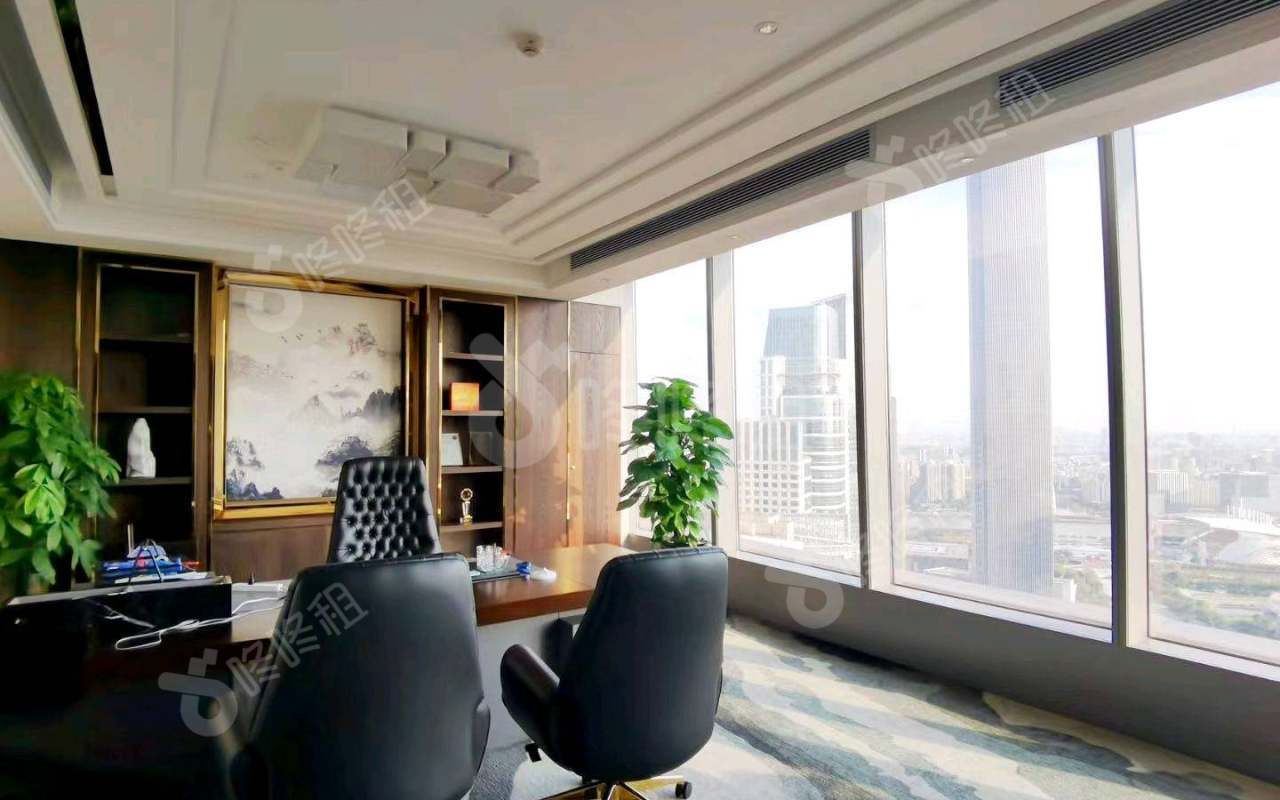 越秀金融大厦_1135平_精装_办公室隔间