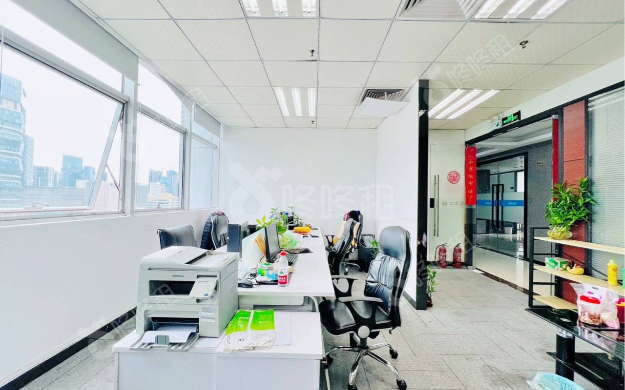 惠恒大厦_118平_精装_办公室开间