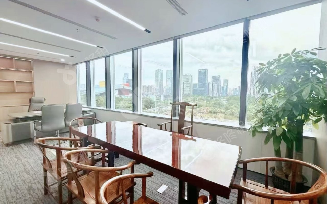 港中旅大厦_537平_精装_办公室隔间