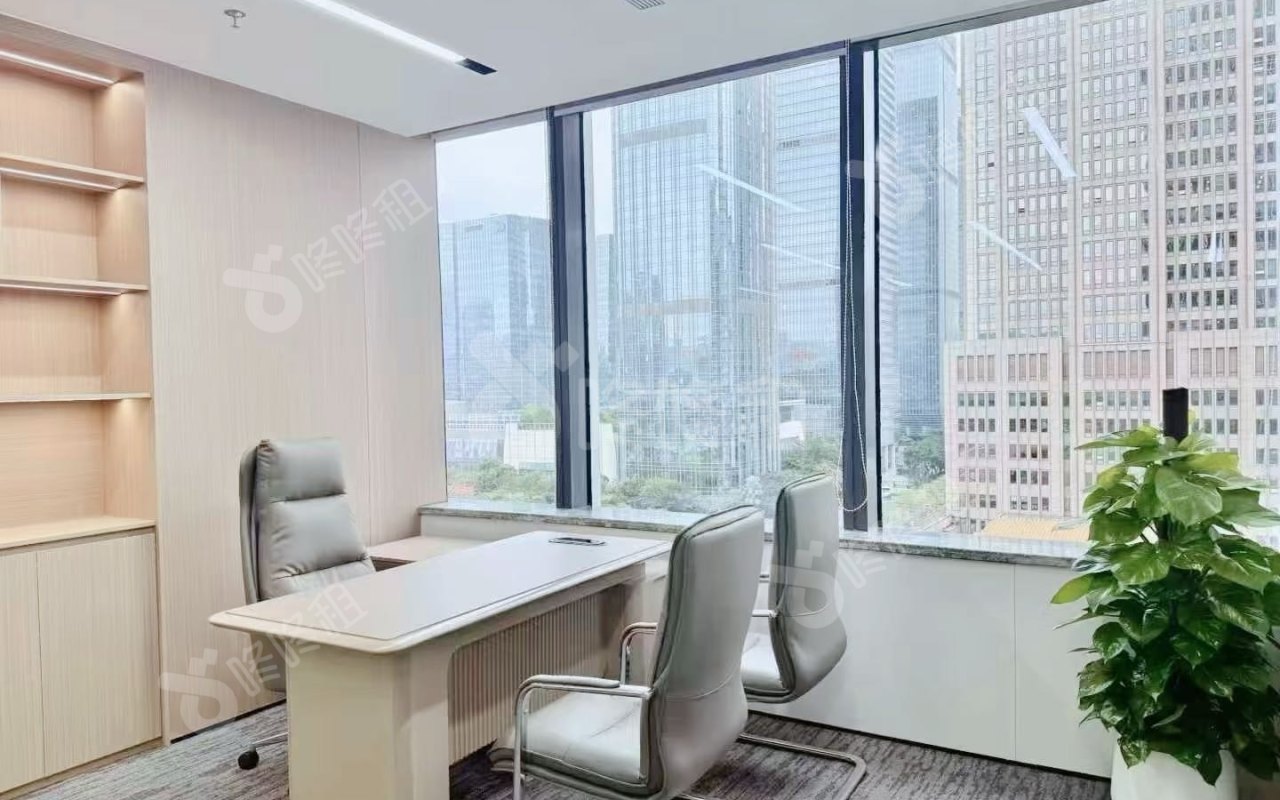 港中旅大厦_537平_精装_办公室隔间