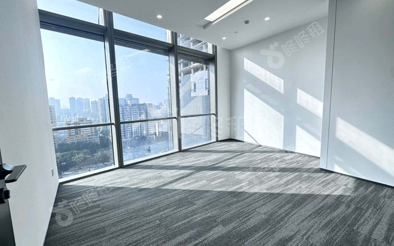 华新中心_285平_精装_办公室隔间