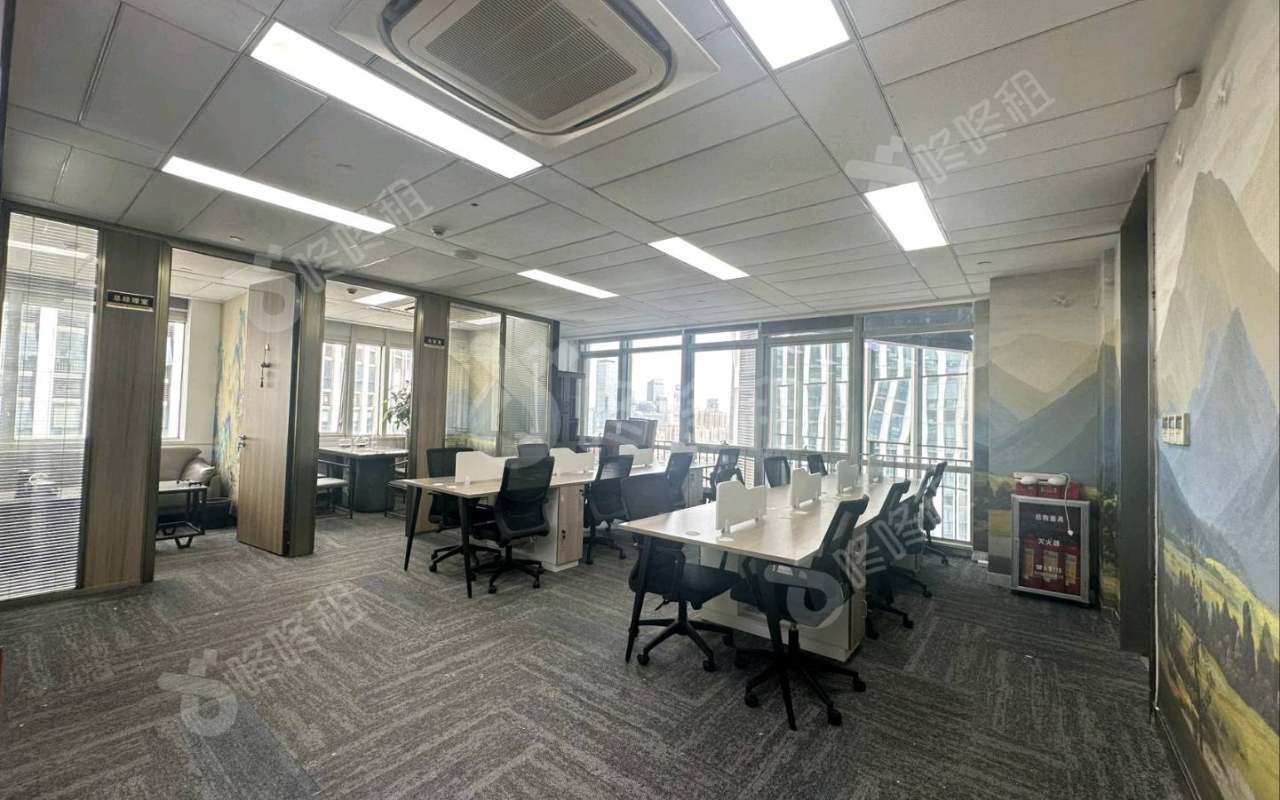 保利克洛维_186平_精装_办公室开间