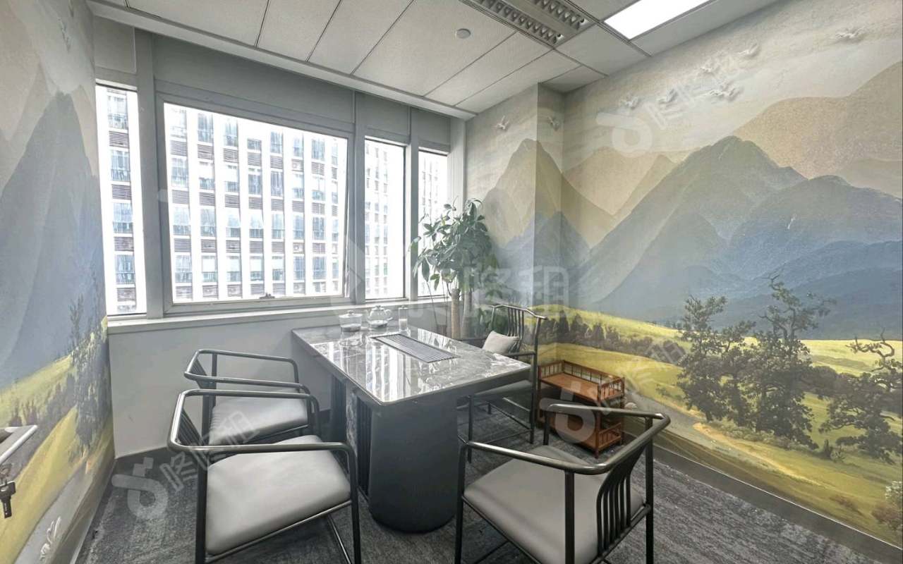 保利克洛维_186平_精装_办公室隔间