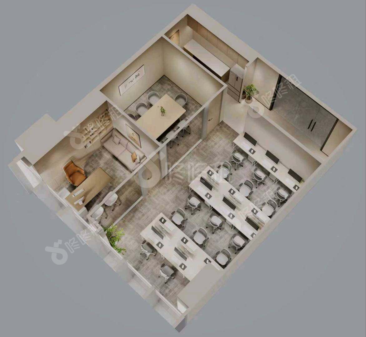 广州环贸中心（ICC)_131平_豪装_户型图