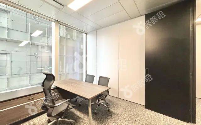 汉京中心（汉京金融中心）_72平_豪装_办公室隔间