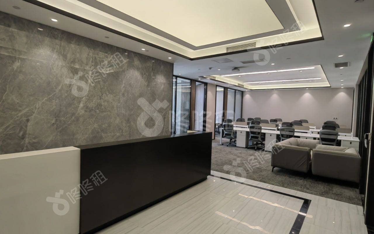 前海HOP国际_256平_精装_办公室开间