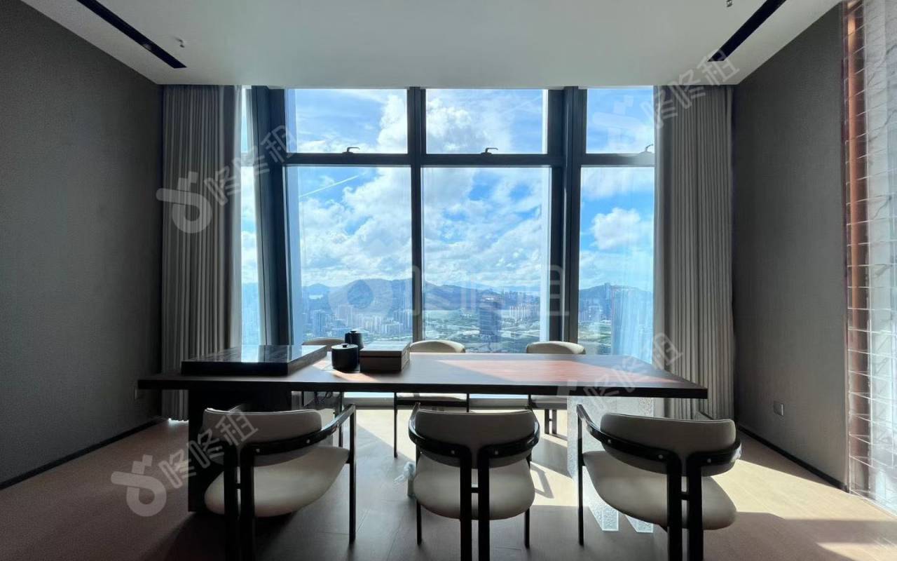 卓越前海壹号_118平_豪装_办公室隔间