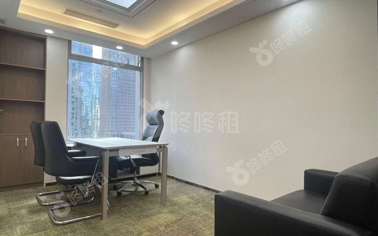卓越大厦_535平_精装_办公室隔间