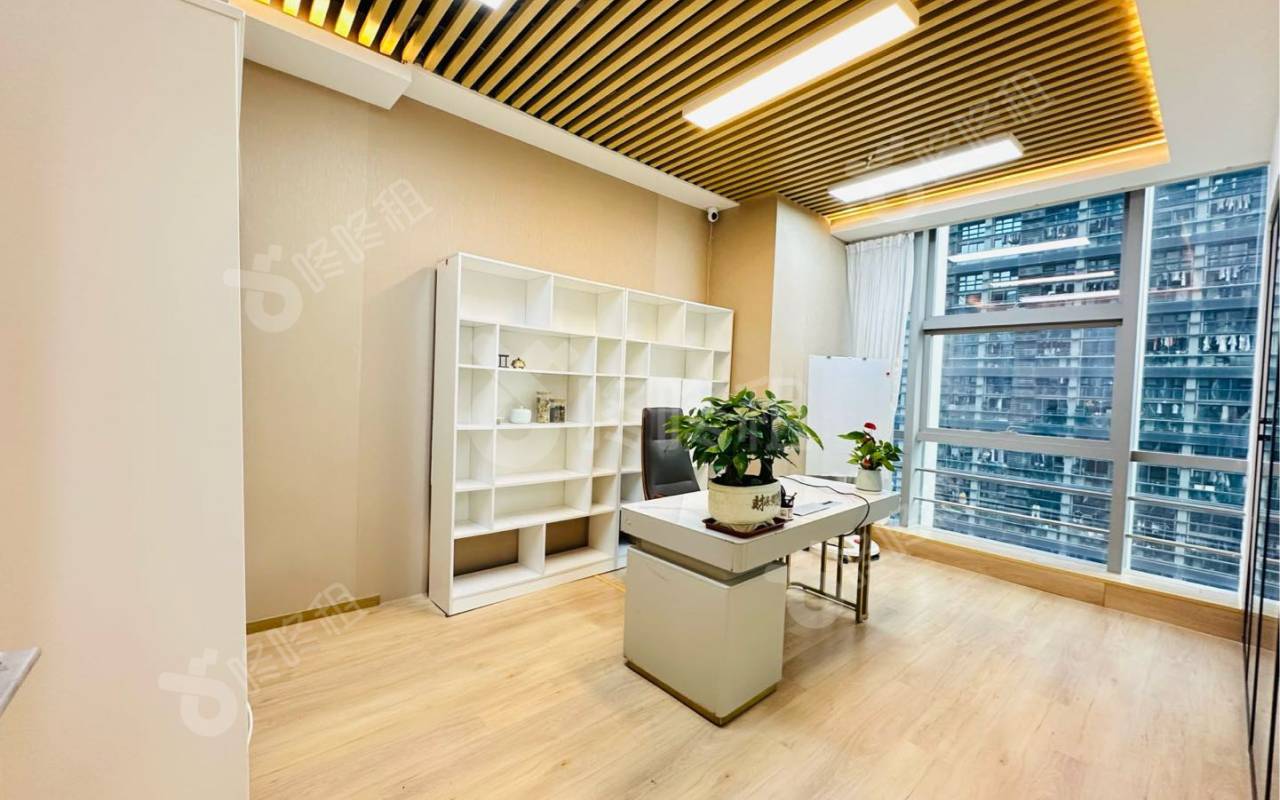 阳光科创中心_488平_精装_办公室隔间