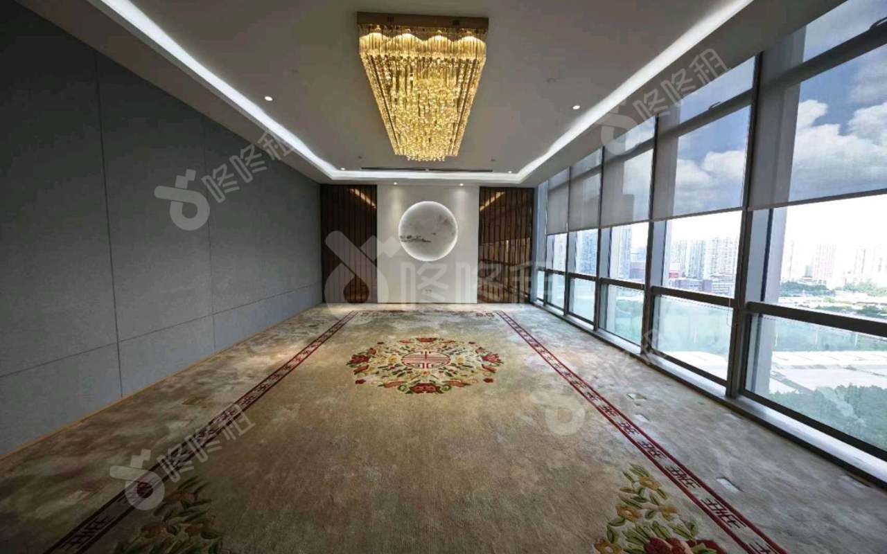 广州嘉昱中心_1489平_精装_办公室隔间