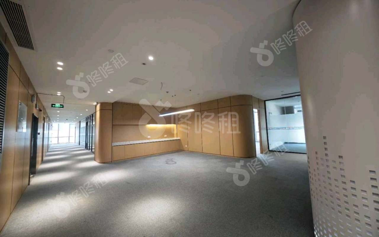 广州嘉昱中心_1489平_精装_办公室开间