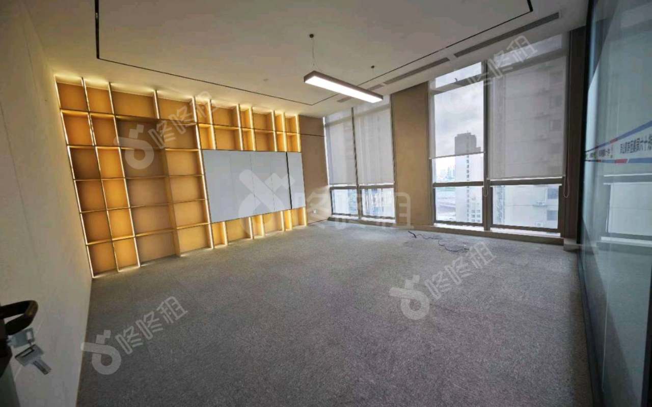 广州嘉昱中心_1489平_精装_办公室隔间