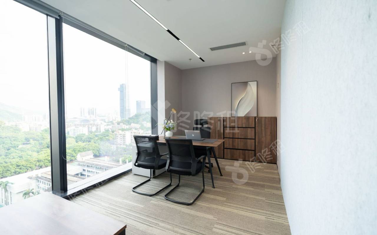 天珑移动大厦_183平_豪装_办公室隔间