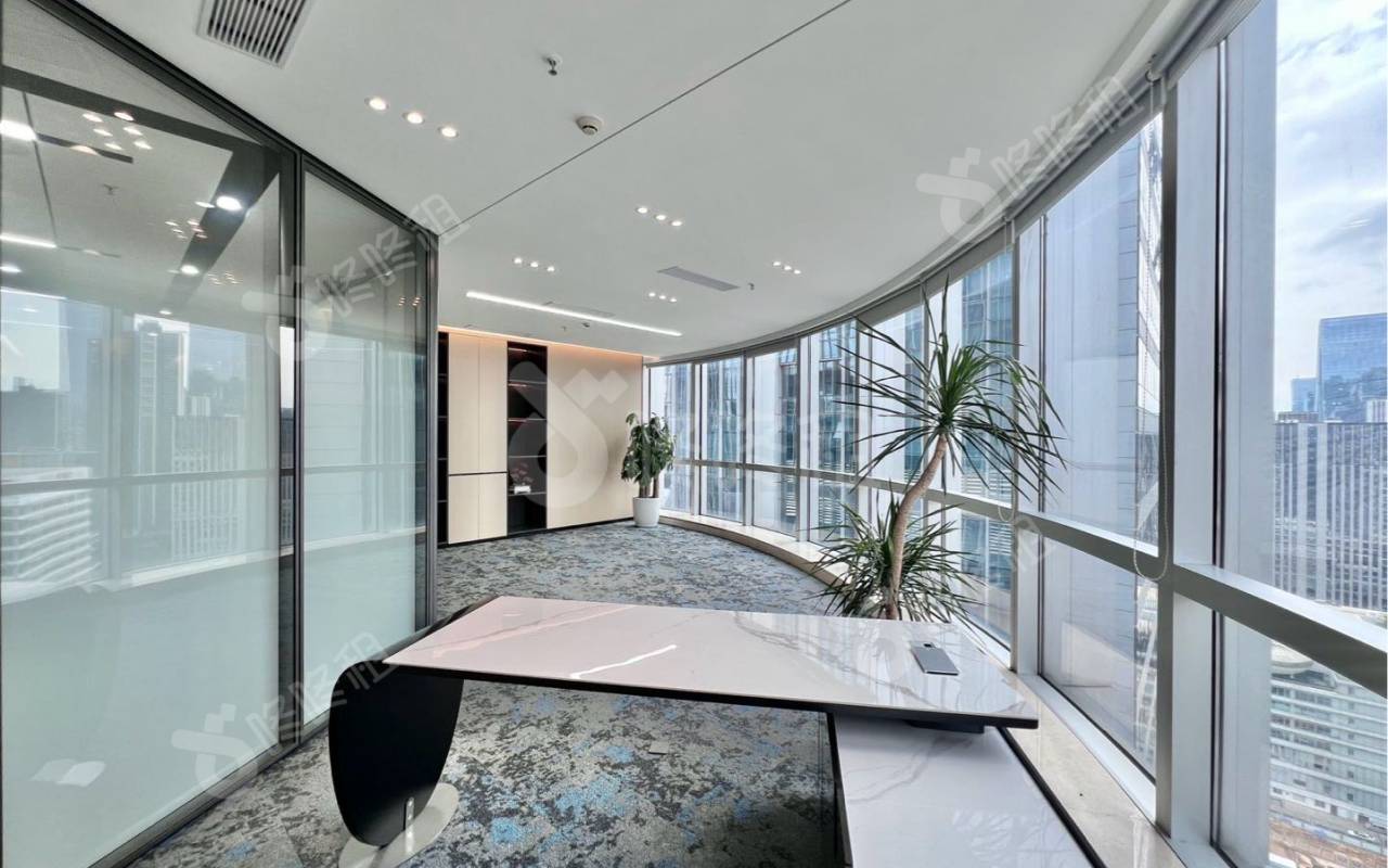 华润置地大厦_628平_豪装_办公室隔间