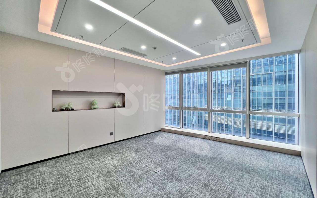 华润置地大厦_628平_豪装_办公室隔间