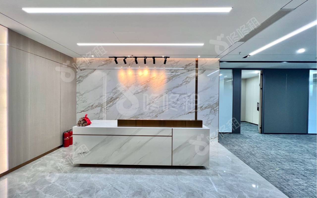 华润置地大厦_628平_豪装_前台