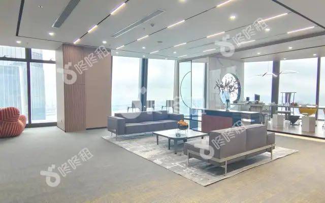 卓越前海壹号_390平_豪装_办公室开间
