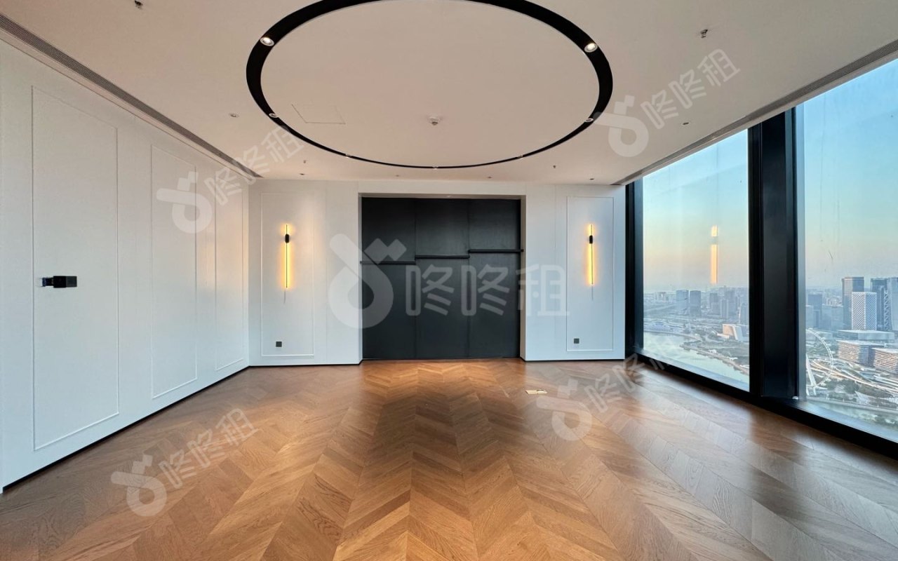 恒裕前海金融中心_579.83平_精装_办公室隔间