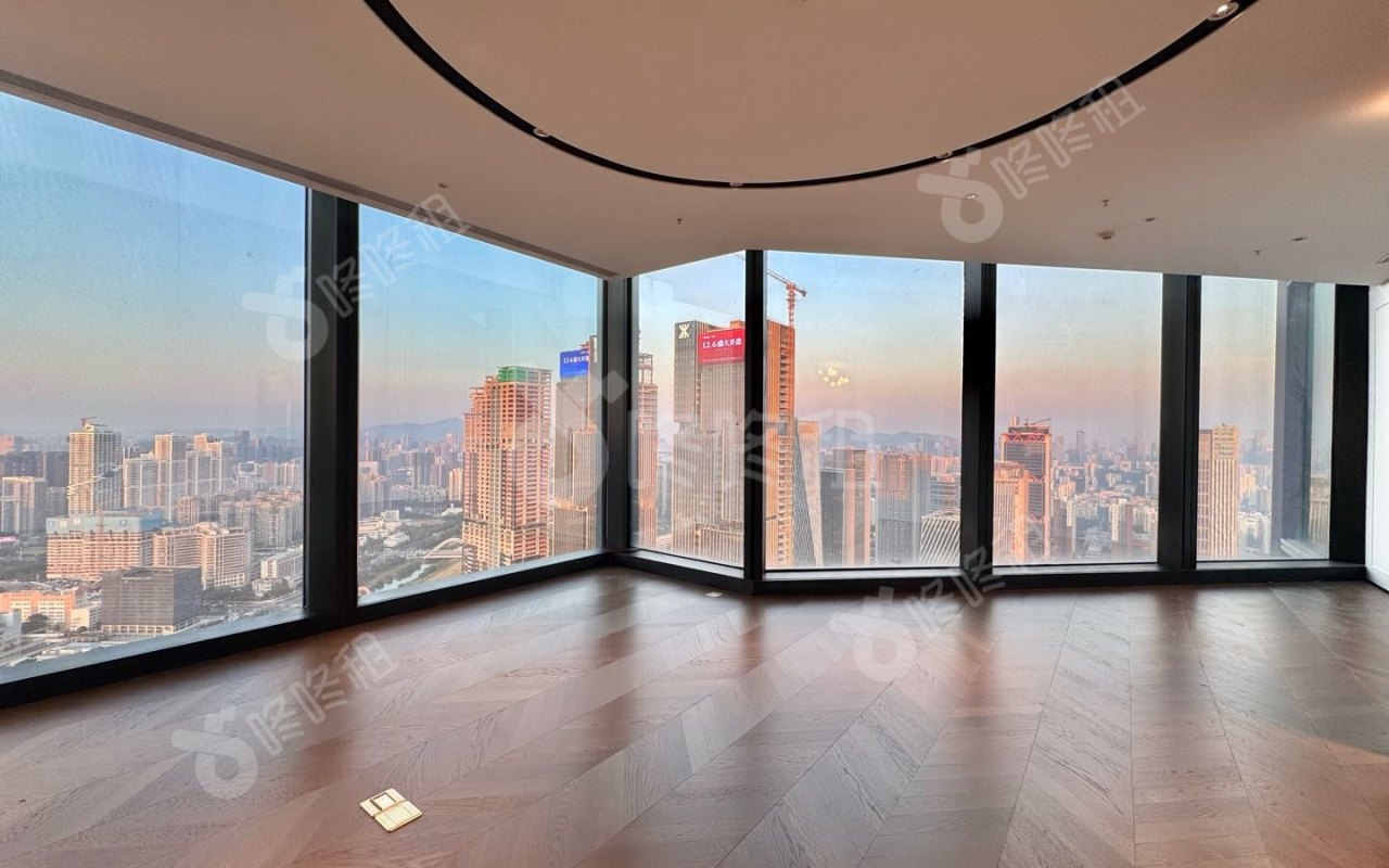 恒裕前海金融中心_579.83平_精装_办公室隔间