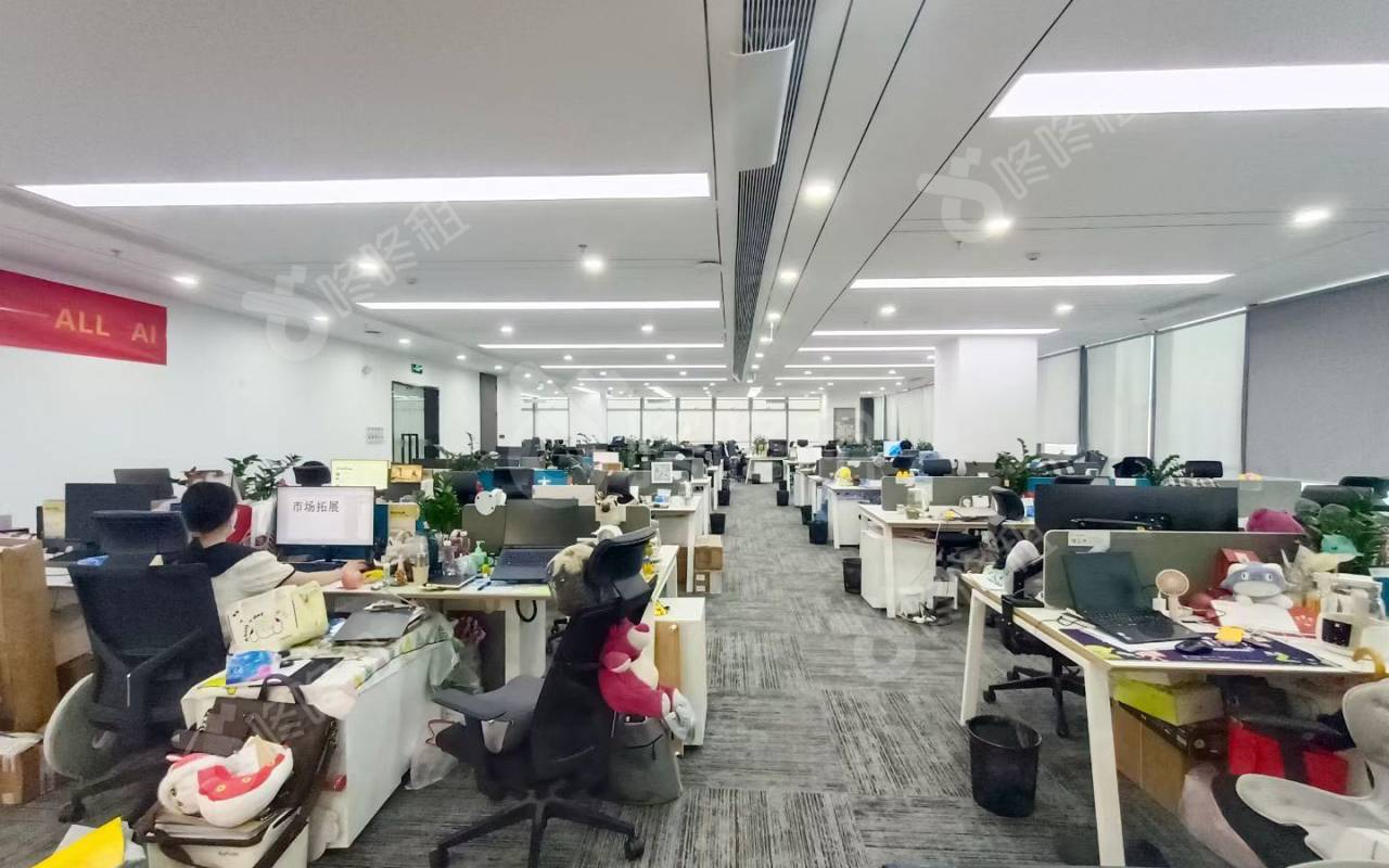 深圳湾科技生态园_1244.91平_精装_办公室开间