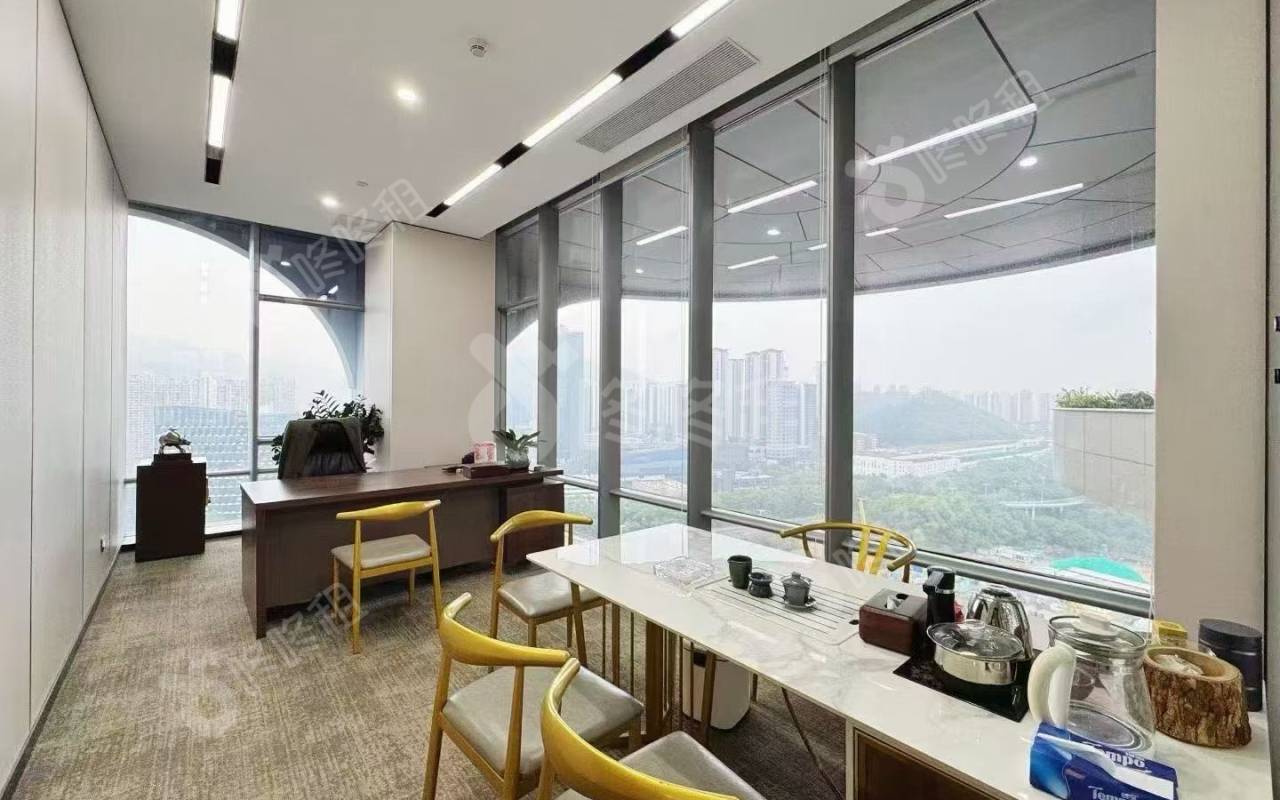 智慧广场_800平_豪装_办公室隔间